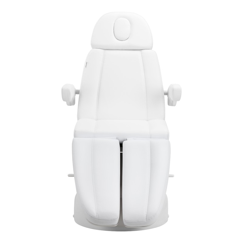 Fotel kosmetyczny elektryczny Azzurro Lux 5 silników biały