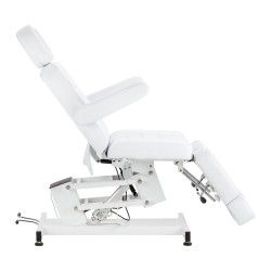 Fotel kosmetyczny do pedicure elektryczny Azzurro 706 1 silnik biały