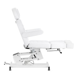 Fotel kosmetyczny do pedicure elektryczny Azzurro 706 1 silnik biały