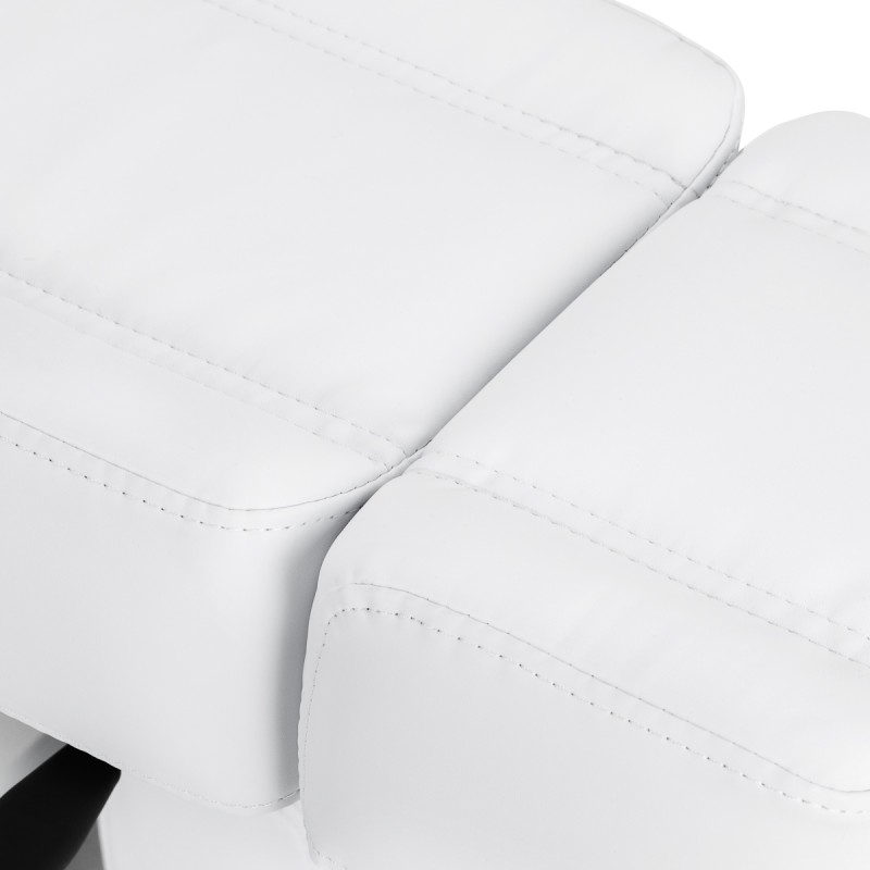 Fotel kosmetyczny do pedicure elektryczny Azzurro 706 1 silnik biały