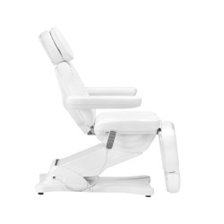 Fotel kosmetyczny do pedicure elektryczny Sillon Classic 4 silniki z kołyską biały