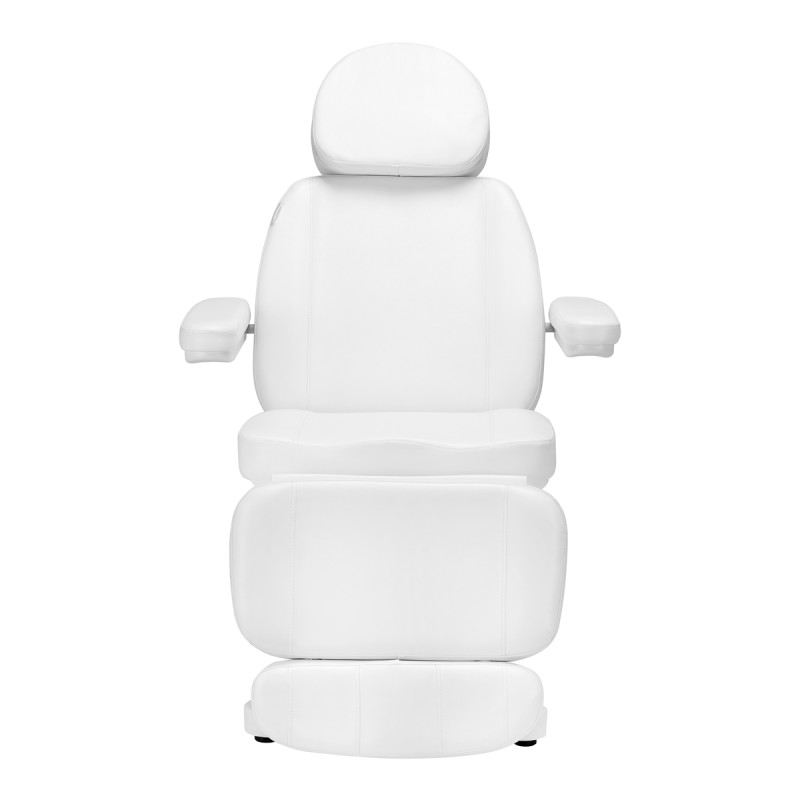 Fotel kosmetyczny do pedicure elektryczny Sillon Classic 4 silniki z kołyską biały