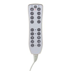 Fotel kosmetyczny elektryczny Azzurro 708B Exclusive 4 silniki z podgrzewaniem biały