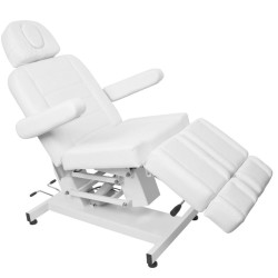 Fotel kosmetyczny elektryczny Azzurro 706 pedi 1 siln. biały V1