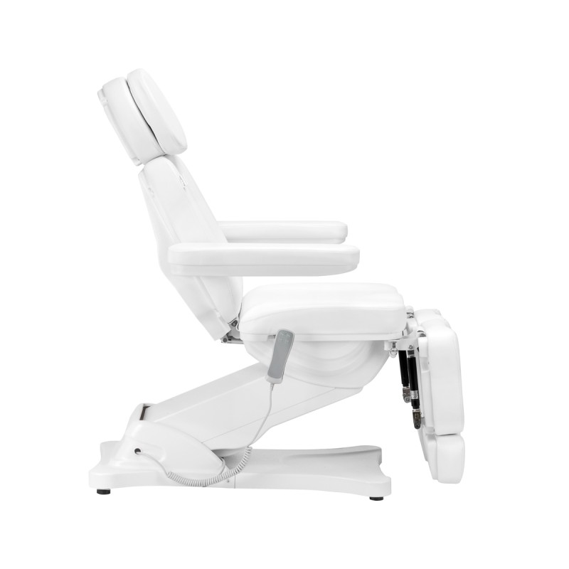 Fotel kosmetyczny elektryczny Sillon Basic 2 silniki biały