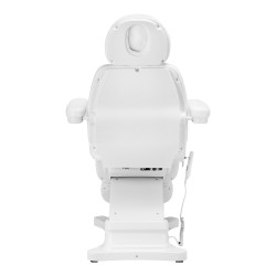 Fotel kosmetyczny elektryczny Sillon Classic 3 silniki biały