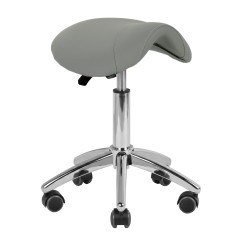 Taboret kosmetyczny AM-302 szary