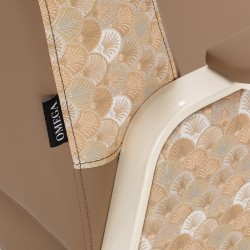 Fotel do poczekalni Omega Grandeur jasnobrązowy