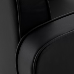 Fotel fryzjerski Omega Andromeda czarny