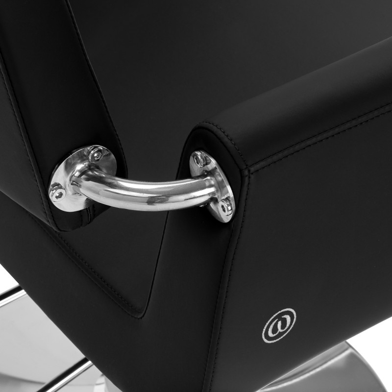 Fotel fryzjerski Omega Lyra czarny