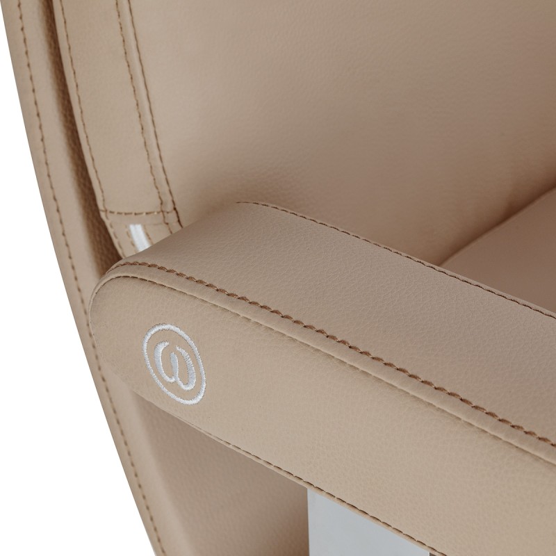 Fotel fryzjerski Omega Astra beżowy