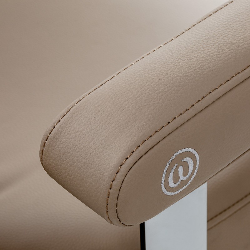 Fotel fryzjerski Omega Astra beżowy