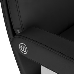 Fotel fryzjerski Omega Astra czarny