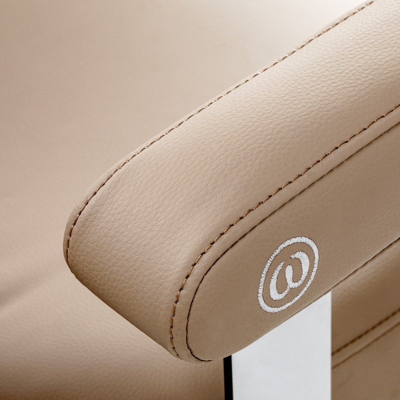 Fotel fryzjerski Omega Astra Plus beżowy