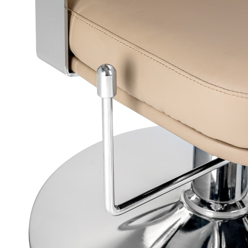 Fotel fryzjerski Omega Astra Plus beżowy