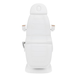 Fotel kosmetyczny elektryczny Sillon Lux 273b 3 silniki biały