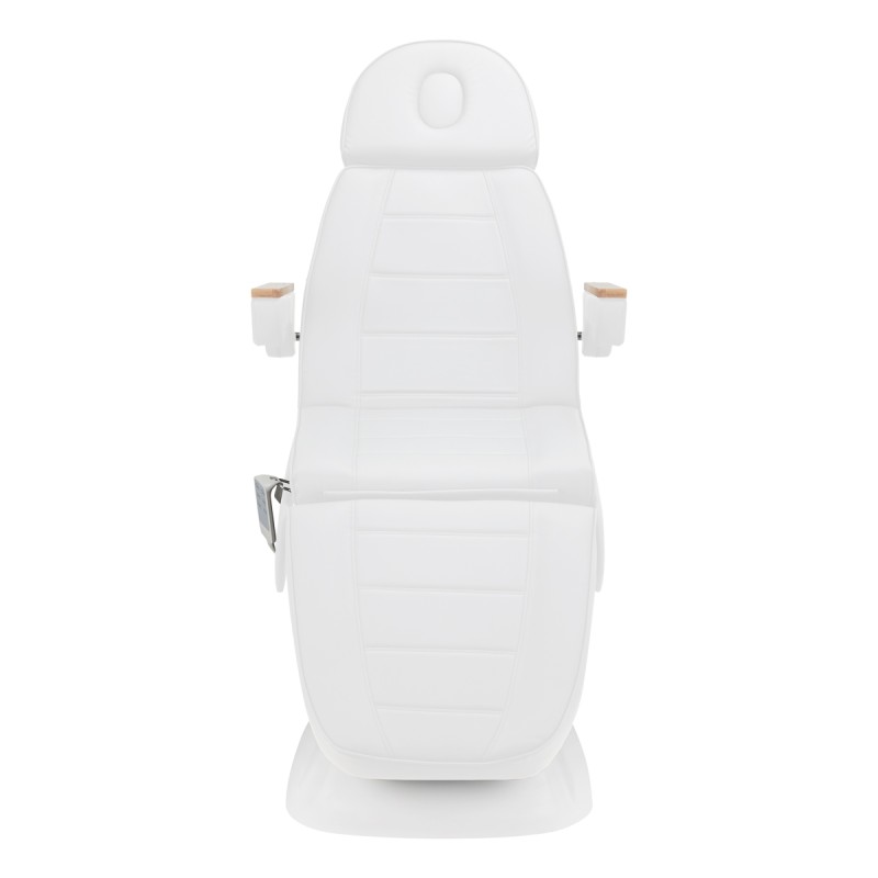 Fotel kosmetyczny elektryczny Sillon Lux 273b 3 silniki biały
