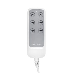 Fotel kosmetyczny elektryczny Sillon Lux 273b 3 silniki biały