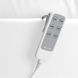 Fotel kosmetyczny elektryczny Sillon Lux 273b 3 silniki biały