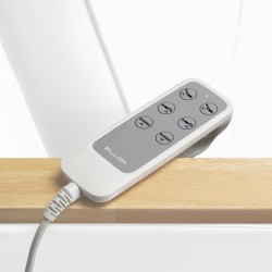 Fotel kosmetyczny elektryczny Sillon Lux 273b 3 silniki biały