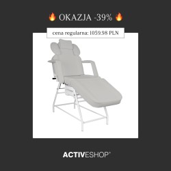 Fotel zabiegowy do rzęs Ivette szary