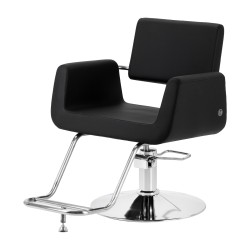 Fotel fryzjerski Megato Leto czarny
