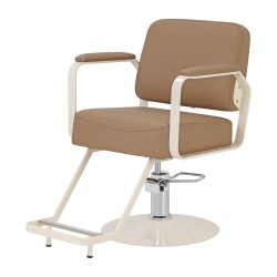 Fotel fryzjerski MegatoEstro jasnobrązowy