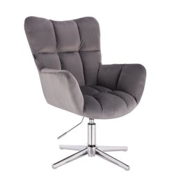 Fotel Hr650Cross Grafitowy Welur