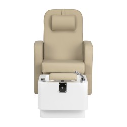 Fotel kosmetyczny SPA do pedicure Sillon Elysia beżowy