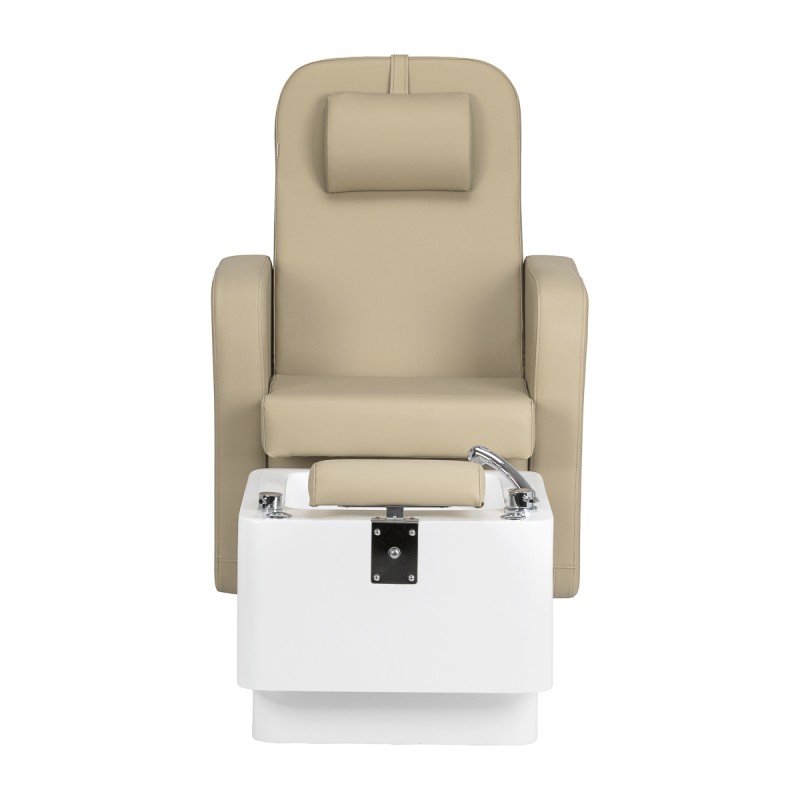 Fotel kosmetyczny SPA do pedicure Sillon Elysia beżowy