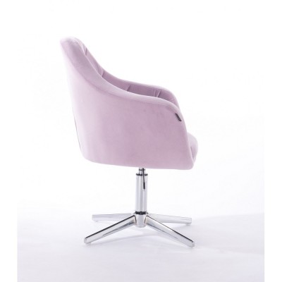 Krzesło kosmetyczne BLERM CRISTAL wrzosowe - cross -Krzesła kosmetyczne- 