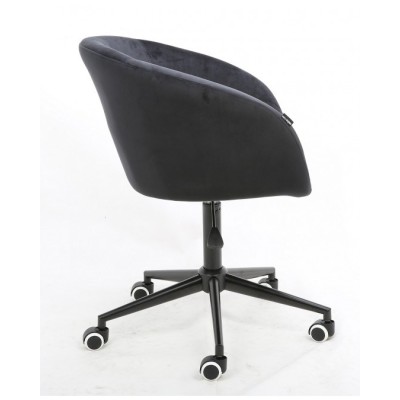 Cassie - Fotel czarny mat -Krzesła kosmetyczne- 