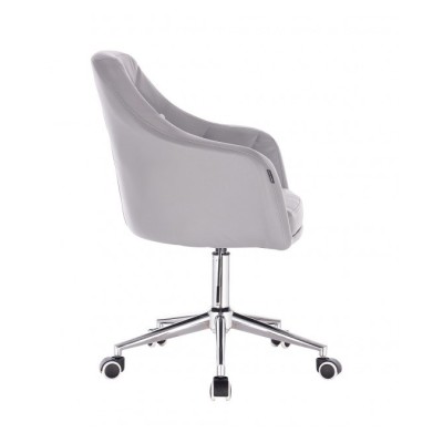 Blink HR - krzesło kosmetyczne szare na kółkach -Krzesła kosmetyczne- 