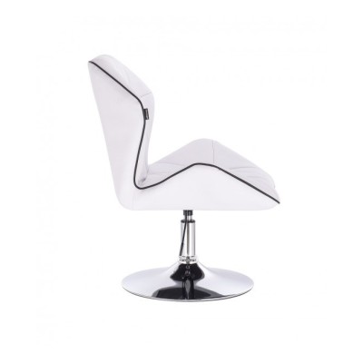 CRONO - Krzesło kosmetyczne białe dysk -Krzesła kosmetyczne- 