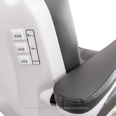 Elektryczny fotel do pedicure grafit - MEDICO II PLUS -Fotele pedicure SPA- 