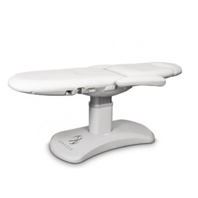 Fotel kosmetyczny biały, medycyna estetyczna - MAGMA II -Fotele kosmetyczne elektryczne- 