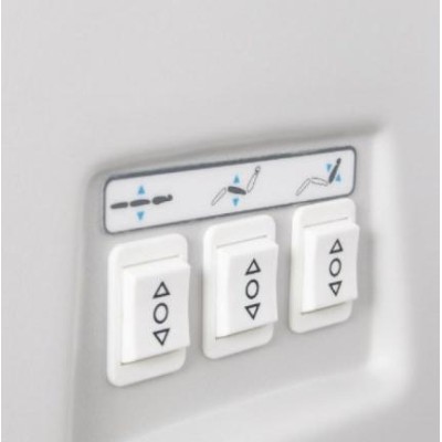 Fotel kosmetyczny biały, medycyna estetyczna - MAGMA II -Fotele kosmetyczne elektryczne- 