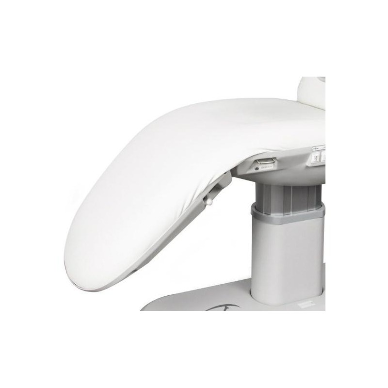 Fotel kosmetyczny biały, medycyna estetyczna - MAGMA II -Fotele kosmetyczne elektryczne- 