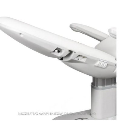 Fotel kosmetyczny biały, medycyna estetyczna - MAGMA II -Fotele kosmetyczne elektryczne- 