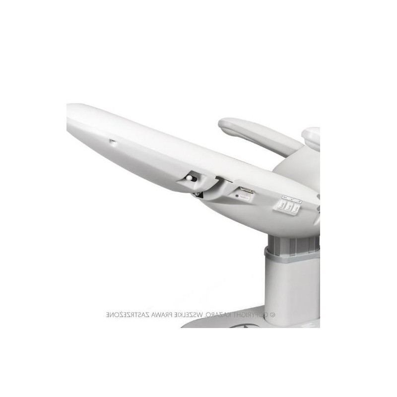 Fotel kosmetyczny biały, medycyna estetyczna - MAGMA II -Fotele kosmetyczne elektryczne- 