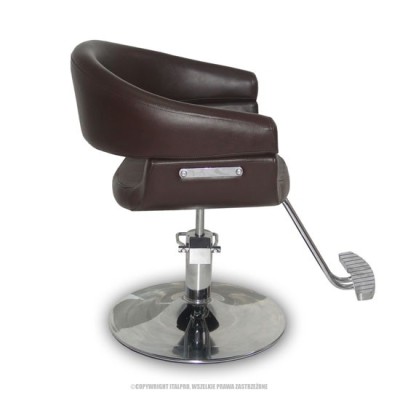 Toscania - Fotel fryzjerski  - brązowy -Fotele fryzjerskie- 