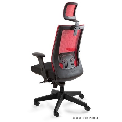 Nez - krzesło biurowe - czerwone -Krzesła- 