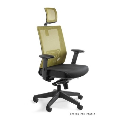 Nez - krzesło biurowe - oliwkowe -Krzesła- 