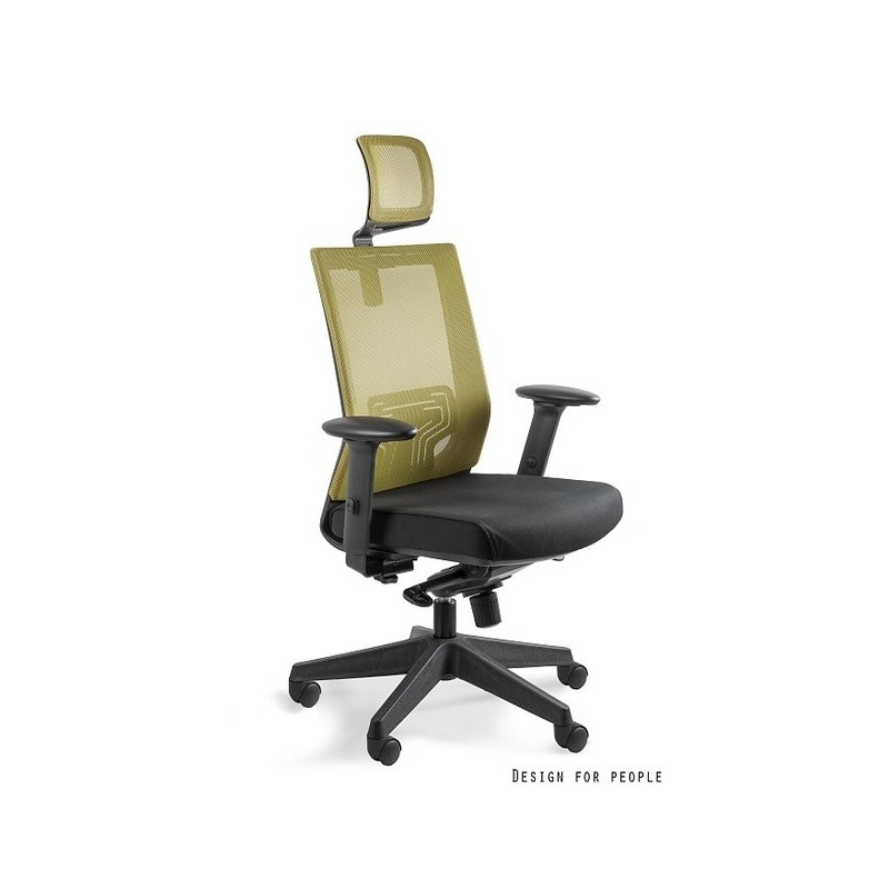 Nez - krzesło biurowe - oliwkowe