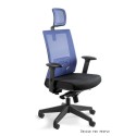 Nez - krzesło biurowe - niebieskie
