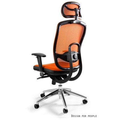 Vip - krzesło biurowe - pomarańczowe -Krzesła- 
