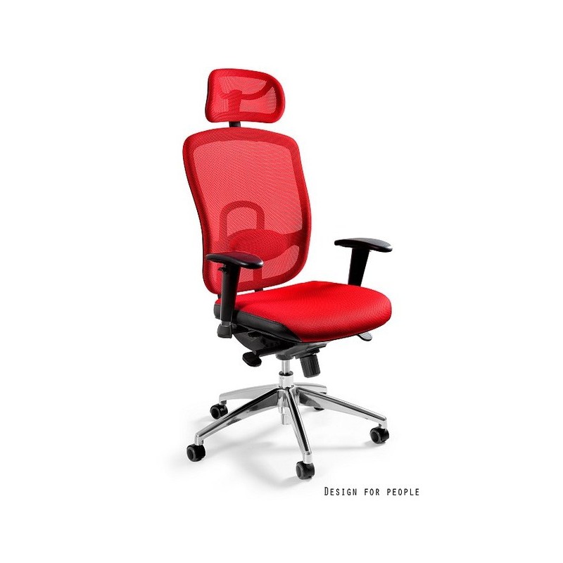 Vip - krzesło biurowe - czerwone