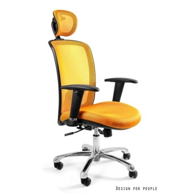 Expander - krzesło biurowe - żółte -Krzesła- 