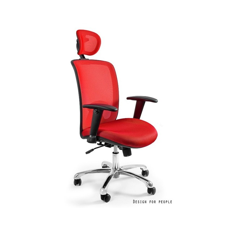 Expander - krzesło biurowe - czerwone
