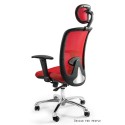 Expander - krzesło biurowe - czerwone